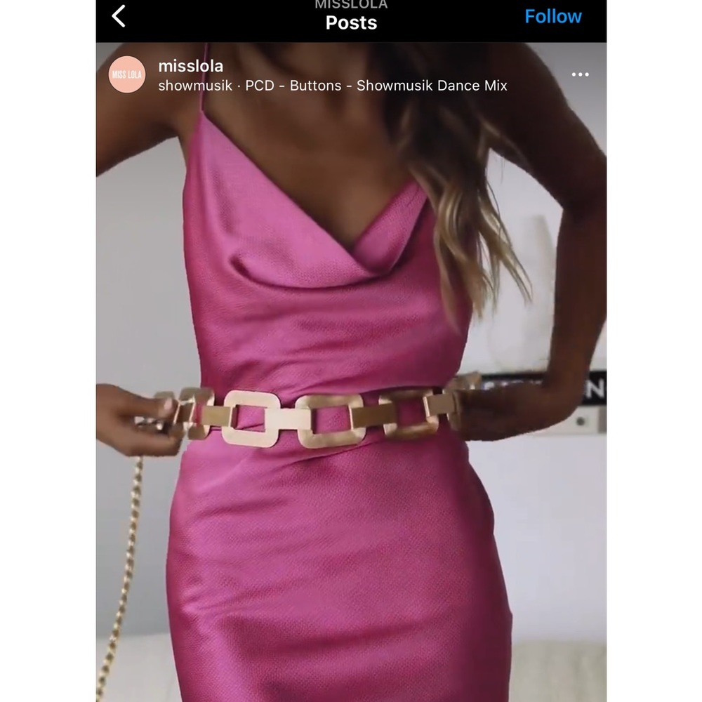 Pink dress